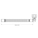 In-Tank 350mm fuel hose : SAE 7.89 90° - ID8