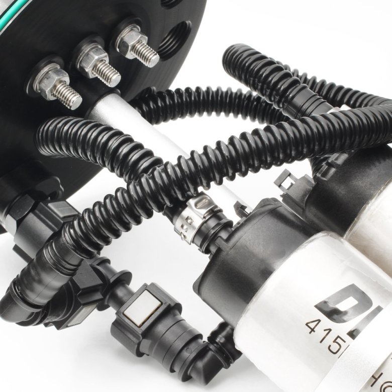 In-Tank 350mm fuel hose : SAE 7.89 90° - ID8