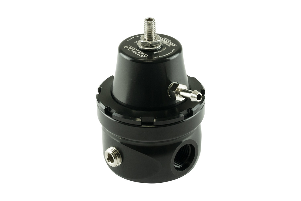 Turbosmart Kraftstoffdruckregler AN6 Schwarz (Sleeper)