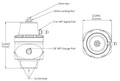 Turbosmart Kraftstoffdruckregler AN10 Lila