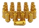 Radmutter Aluminium Gold M12x1,25 (39mm)