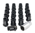 Radmutter Aluminium Schwarz M12x1,5 (39mm)