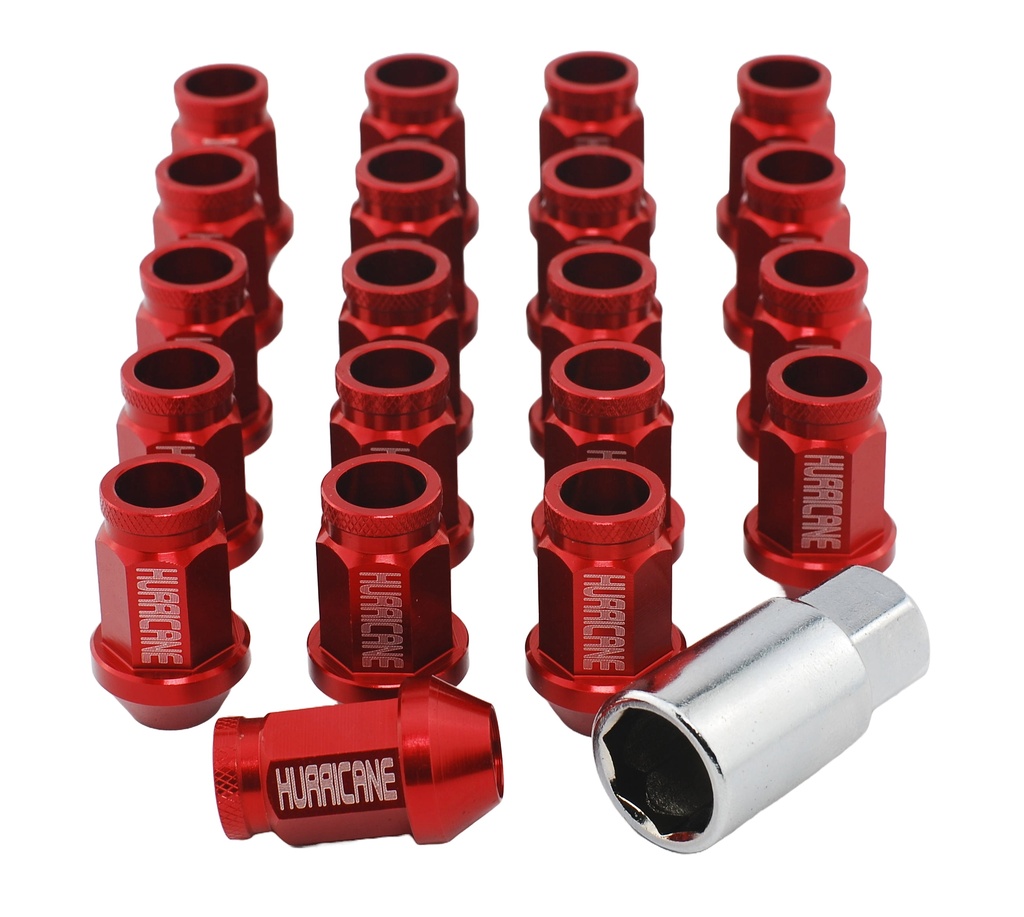 Radmutter Aluminium Rot M12x1,5 (39mm)