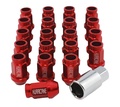 Radmutter Aluminium Rot M12x1,5 (39mm)