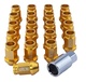Radmutter Aluminium Gold M12x1,5 (39mm)