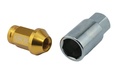 Radmutter Aluminium Gold M12x1,5 (39mm)