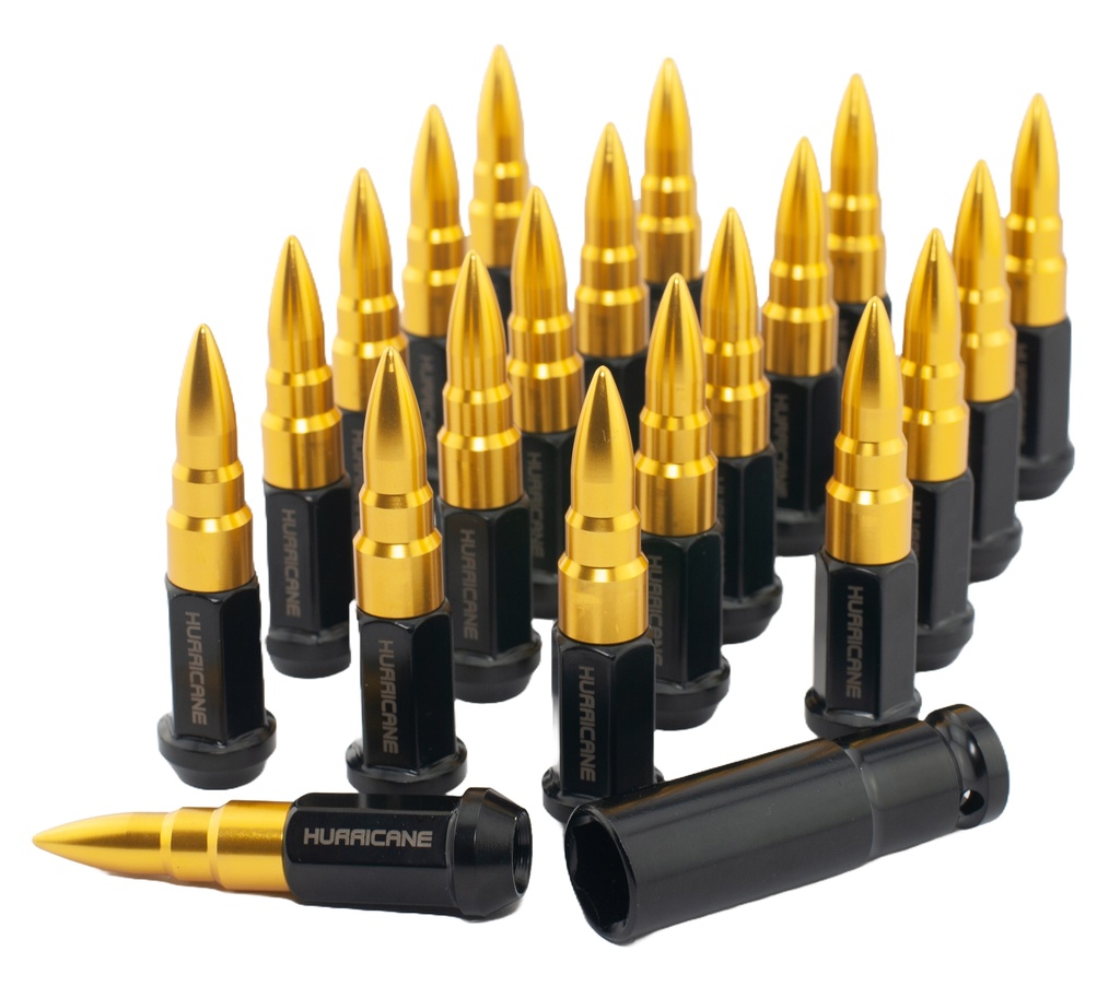 Radmutter Aluminium Gold M12x1,5