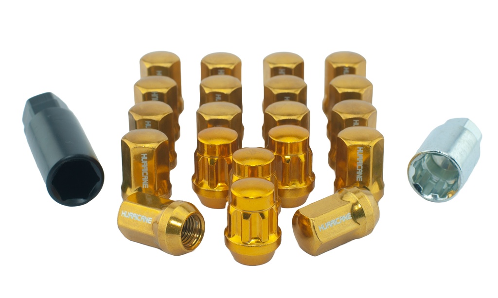 Radmutter Gold M12x1,25 (32mm)