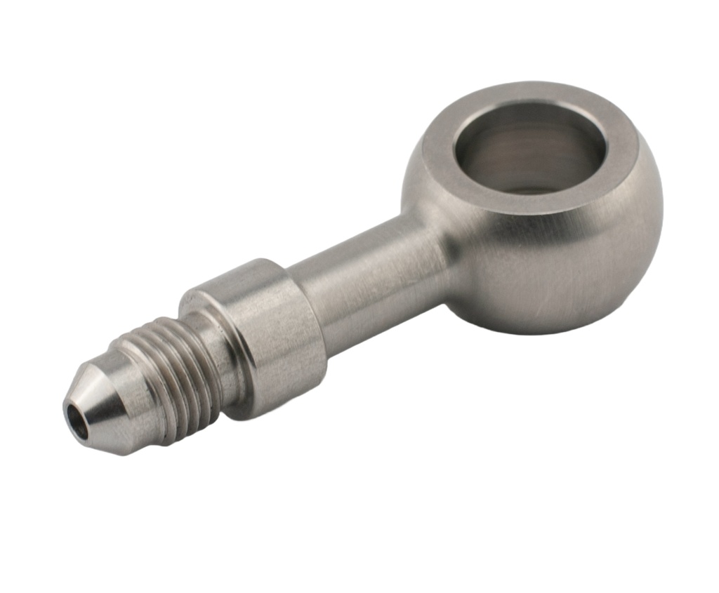 Banjo gerade langes Edelstahl (12 mm)