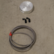 Öl im Kit Turbo 2 x 90 Grad AN4 + Alu-Hitzeschild