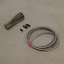 Holset Oil im Kit Turbo 2 x Straight AN4 + Hitzeschutzsocke