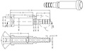 32,3mm Doppelkonischer Bremsschlauchanschluss