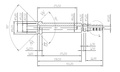 42,3mm Doppelkonischer Bremsschlauchanschluss