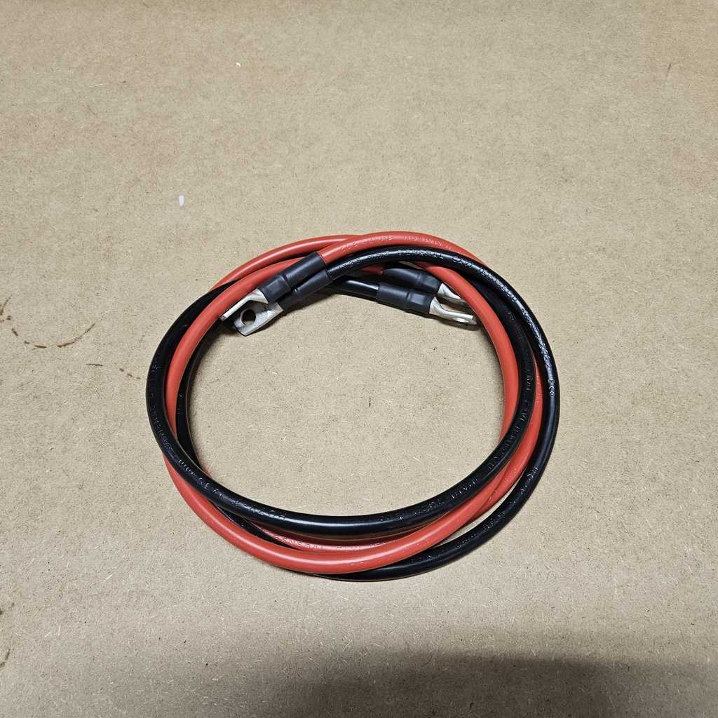 Bauen Sie Ihr eigenes Batteriekabel 10mm2 Schwarz