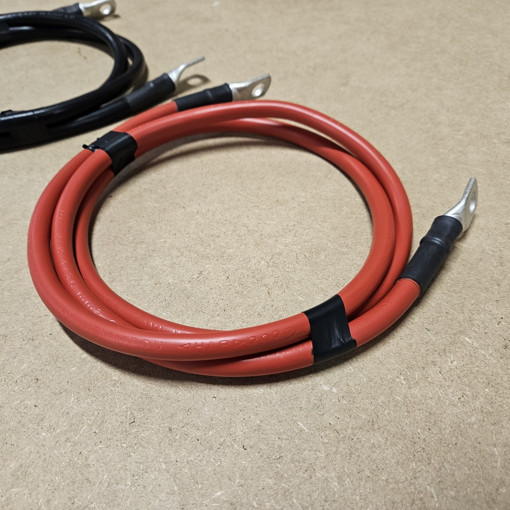 Bauen Sie Ihr eigenes Batteriekabel 10mm2 Rot