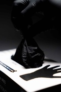 Montagehandschuhe / Arbeitshandschuhe schwarz (small)