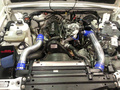 Volvo 7/940 Turbo Top Verbindungsrohrsatz, schwarze Schläuche, Standard-Drosselklappengehäuse