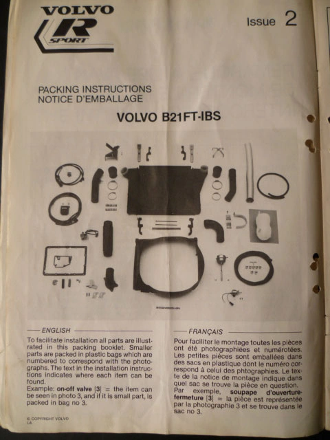 Volvo 240 Turbo B21FT Druckschläuche Blau