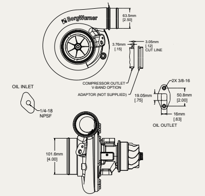 Borg Warner S364SX-R Supercore