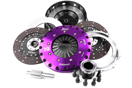 Xtreme Performance - 230mm Organisch Zwei Scheiben Kupplungssatz Mit Schwungrad 1200Nm