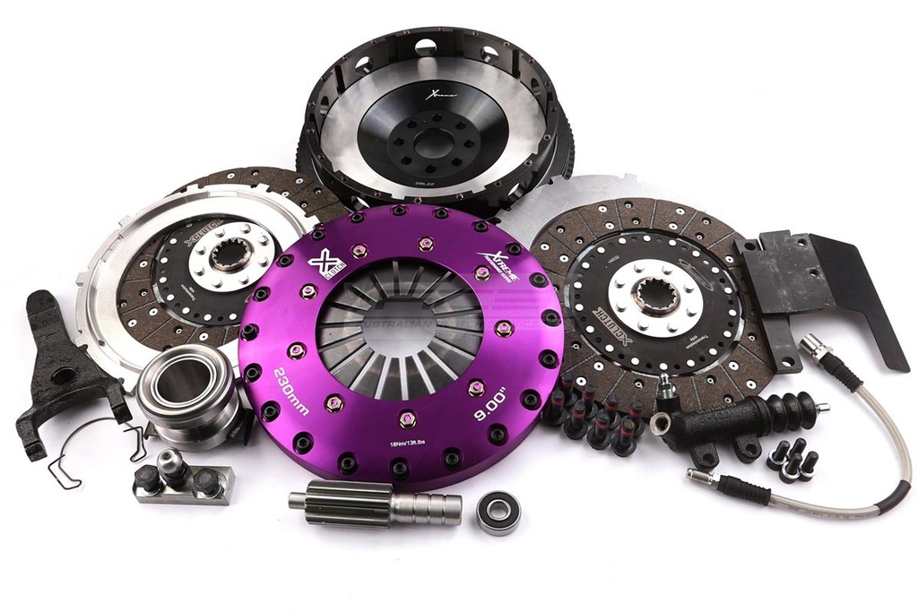TOYOTA SUPRA 3.0 i Bi-Turbo (JZA80_) - 230mm Organisch Zwei Scheiben Kupplungssatz inkl. Schwungrad 1200Nm