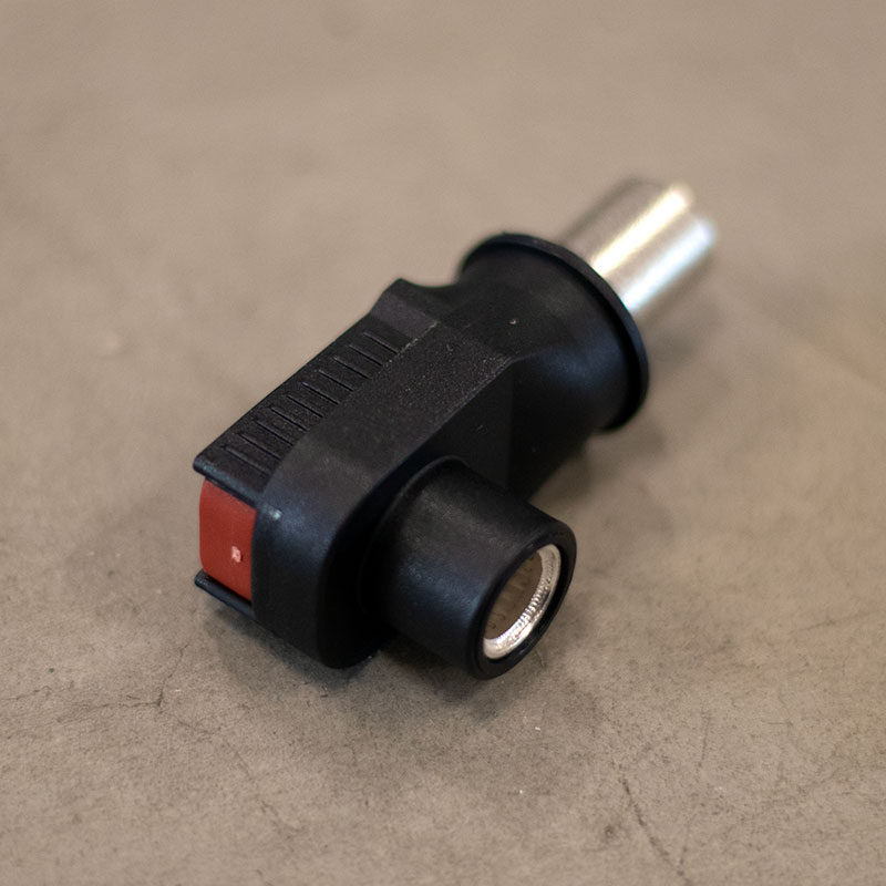 3,6mm Schnellanschluss Batteriekabel Schwarz