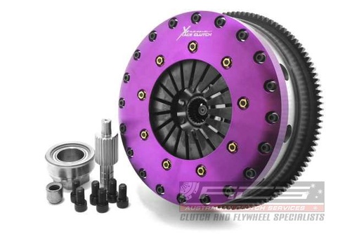 Xtreme Performance - 230mm Organisch Zwei Scheiben Kupplungssatz Mit Schwungrad 1200Nm