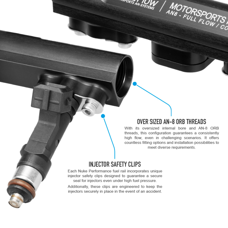 BMW 8CYL S65 Motorsports Fuel Rail Einspritzleiste (Bolt-On)