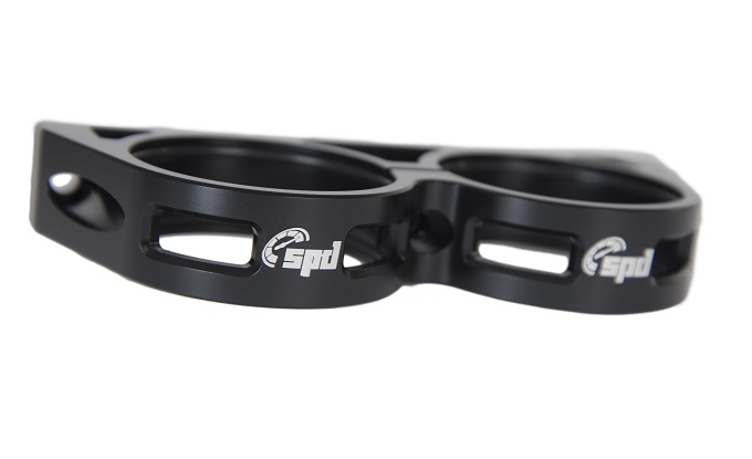 SPD Billet-Doppelhalterung 60mm schwarz