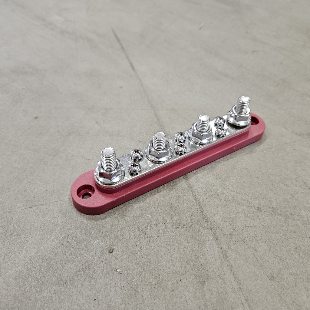 Kabelanschluss 4x M8 / 6x M4 Rot/Schwarz