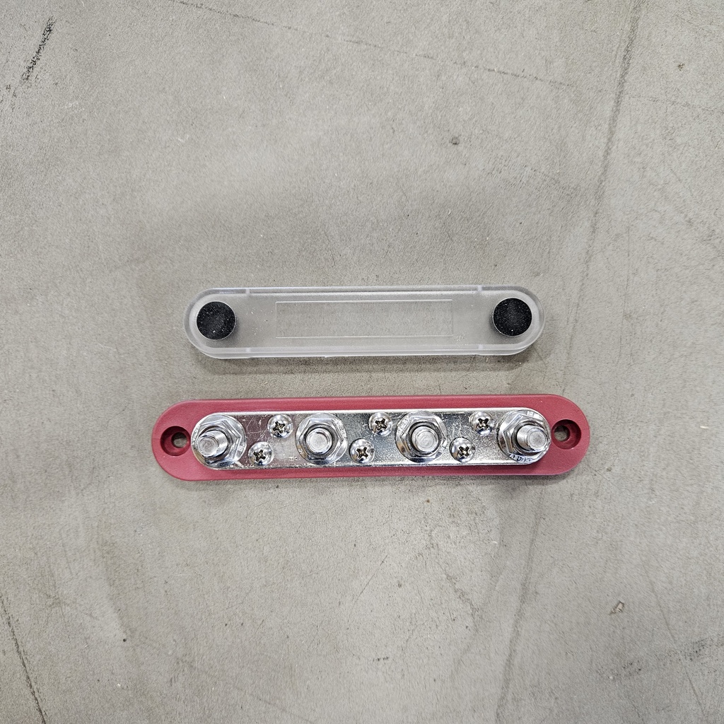 Kabelanschluss 4x M8 / 6x M4 Rot/Schwarz
