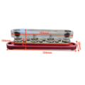 Kabelanschluss 4x M8 / 6x M4 Rot/Schwarz