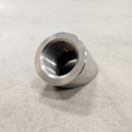 Gebogene Lambdamutter M18x1,5 Edelstahl (45°)
