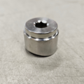 Gebogene Lambdamutter M18x1,5 Edelstahl
