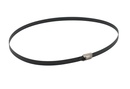 Edelstahl-Verriegelungskrawatte 200mm (Schwarz)