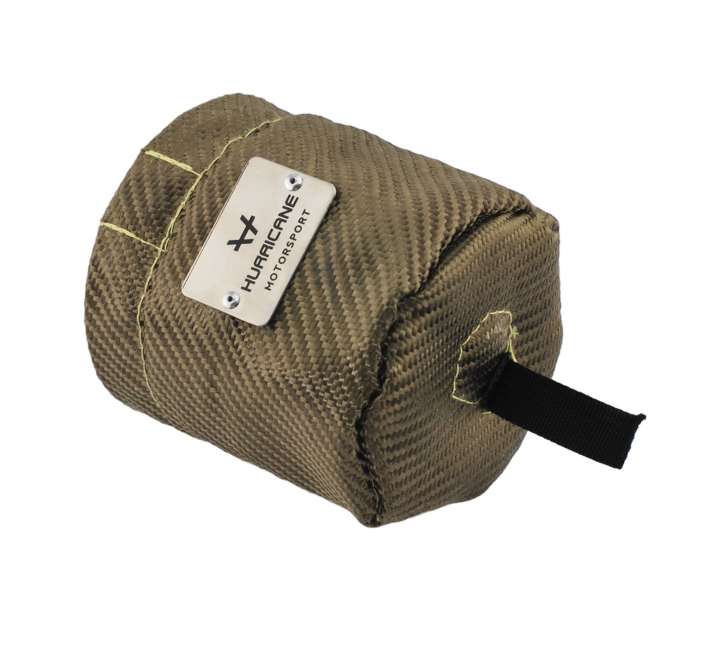 Hurricane Motorsport Hitzeschutz für Ölfilter 94mm x 97mm  - Titanium