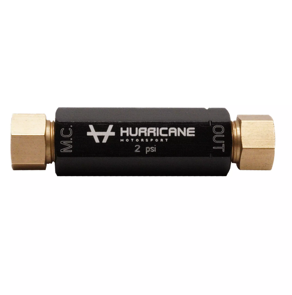Hurricane Reduzierung des Bremsdrucks 2 PSI