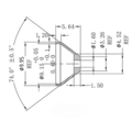 1,6mm Öldrosseladapter AN4