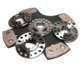 BMW 10x28,6mm Performance Sinter Kupplungsscheibe 4 Puck 240mm