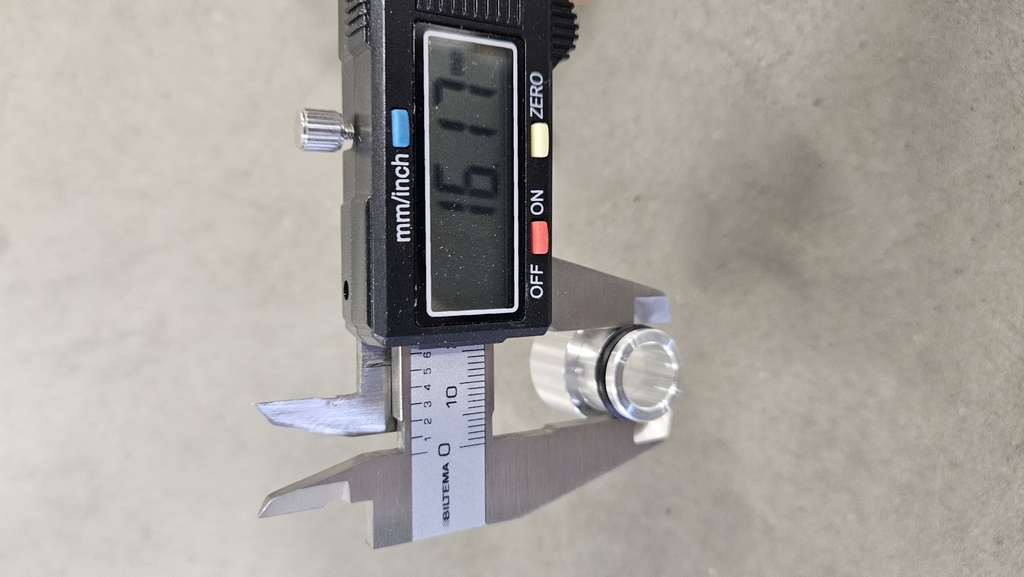 Adapter / Distanzstück für 14mm Injektor (zum Schweißen)