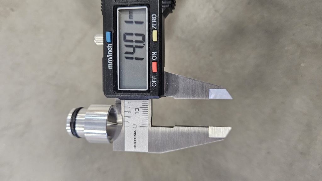 Adapter / Distanzstück für 14mm Injektor (zum Schweißen)
