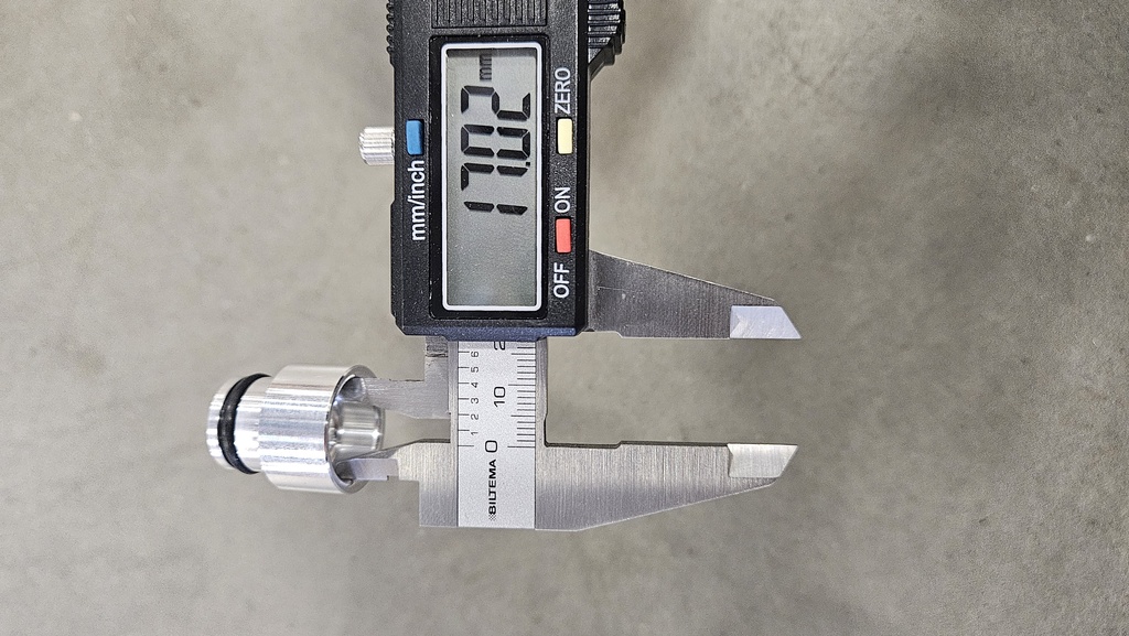 Adapter / Distanzstück für 14mm Injektor (zum Schweißen)