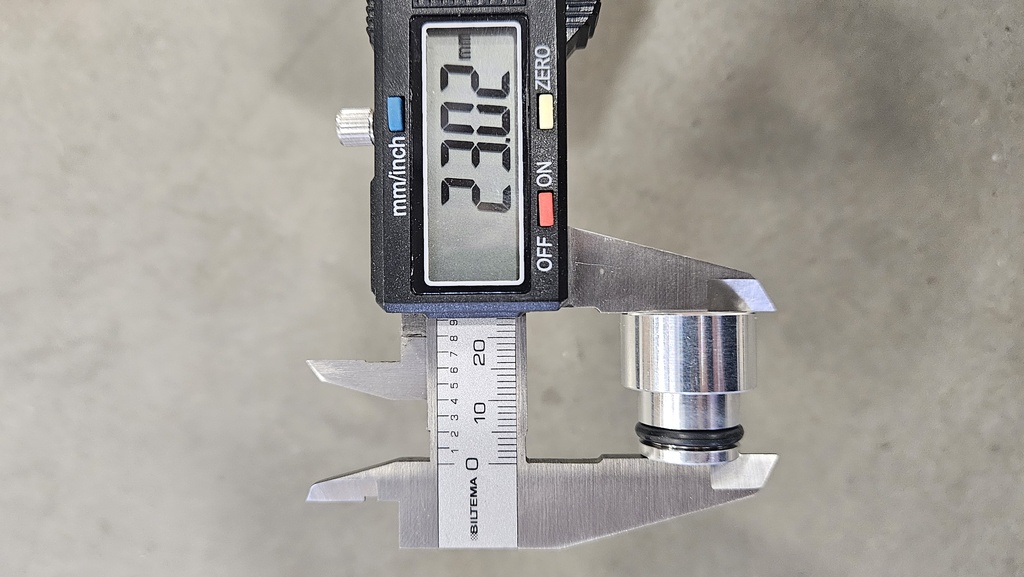 Adapter / Distanzstück für 14mm Injektor (zum Schweißen)