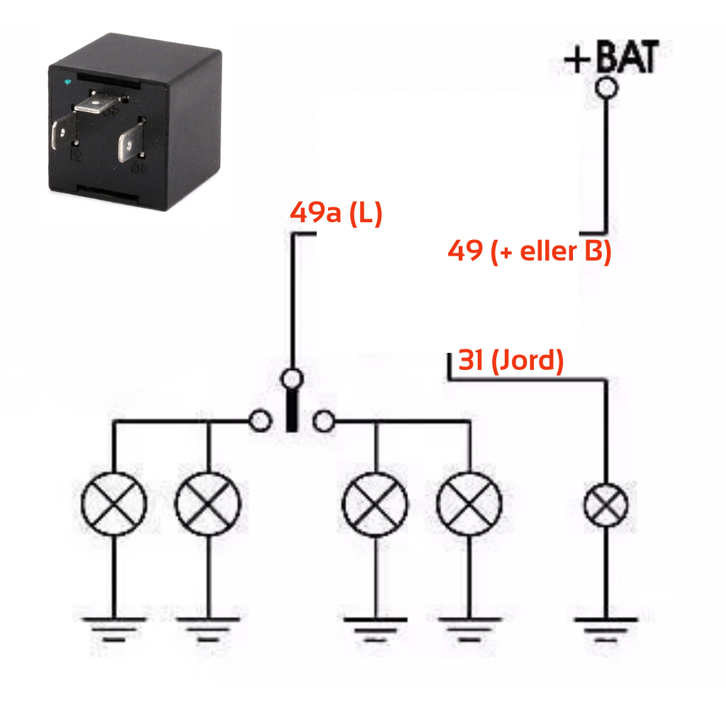 Blinkrelais 12V