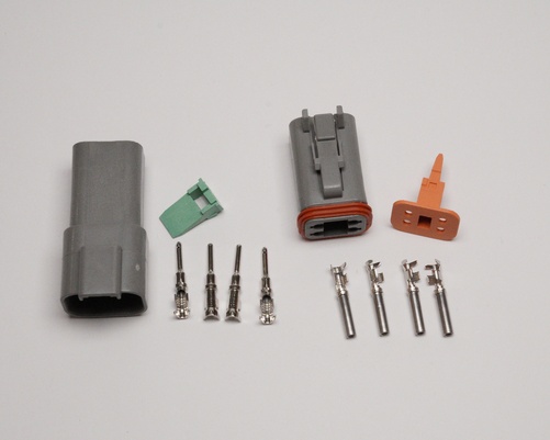 Stecker 4-Pin DT-Serie Männlich + Weiblich