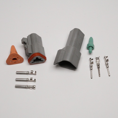 Stecker 3-Pin DT-Serie Männlich + Weiblich