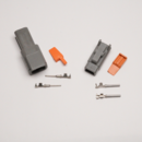 Stecker 2-Pin DTM-Serie Männlich + Weiblich