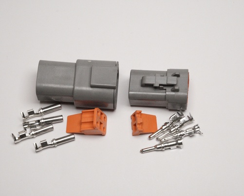 Stecker 4-Pin DTP-Serie Männlich + Weiblich