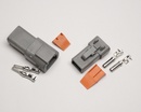 Stecker 2-Pin DTP-Serie Männlich + Weiblich