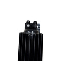 Kraftstoffkühler Schwarz 1/4" NPT 36.5cm (2 reihen)